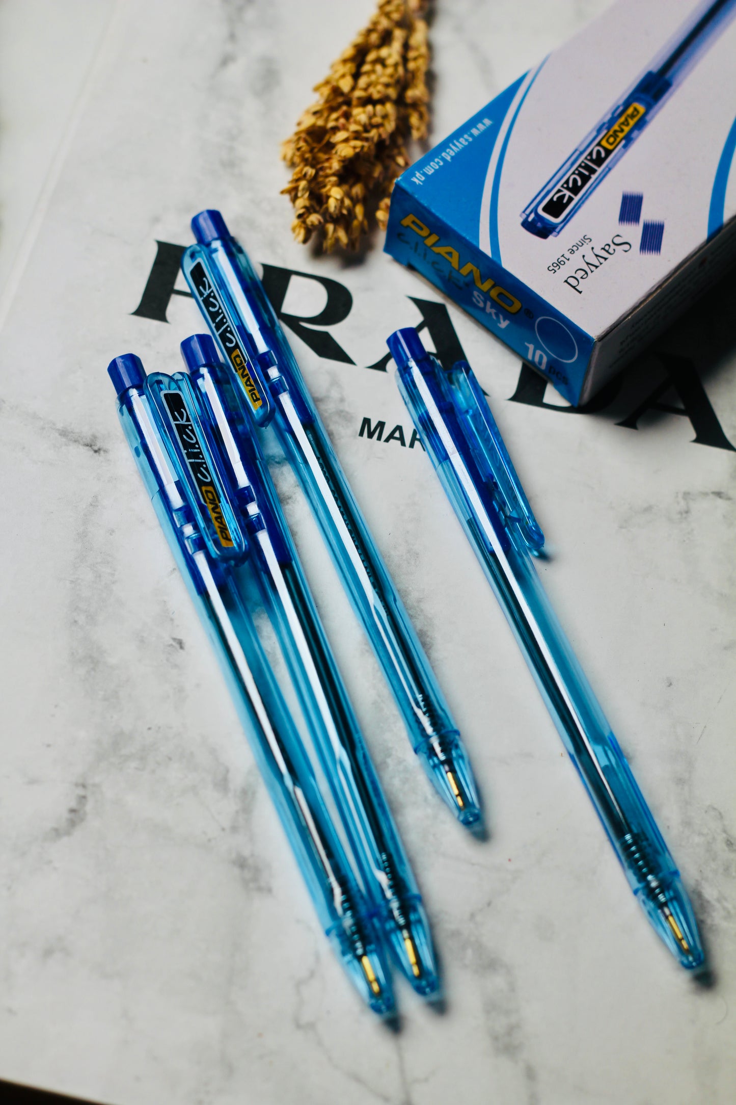 Ball Pen (PIANO) Black/Blue