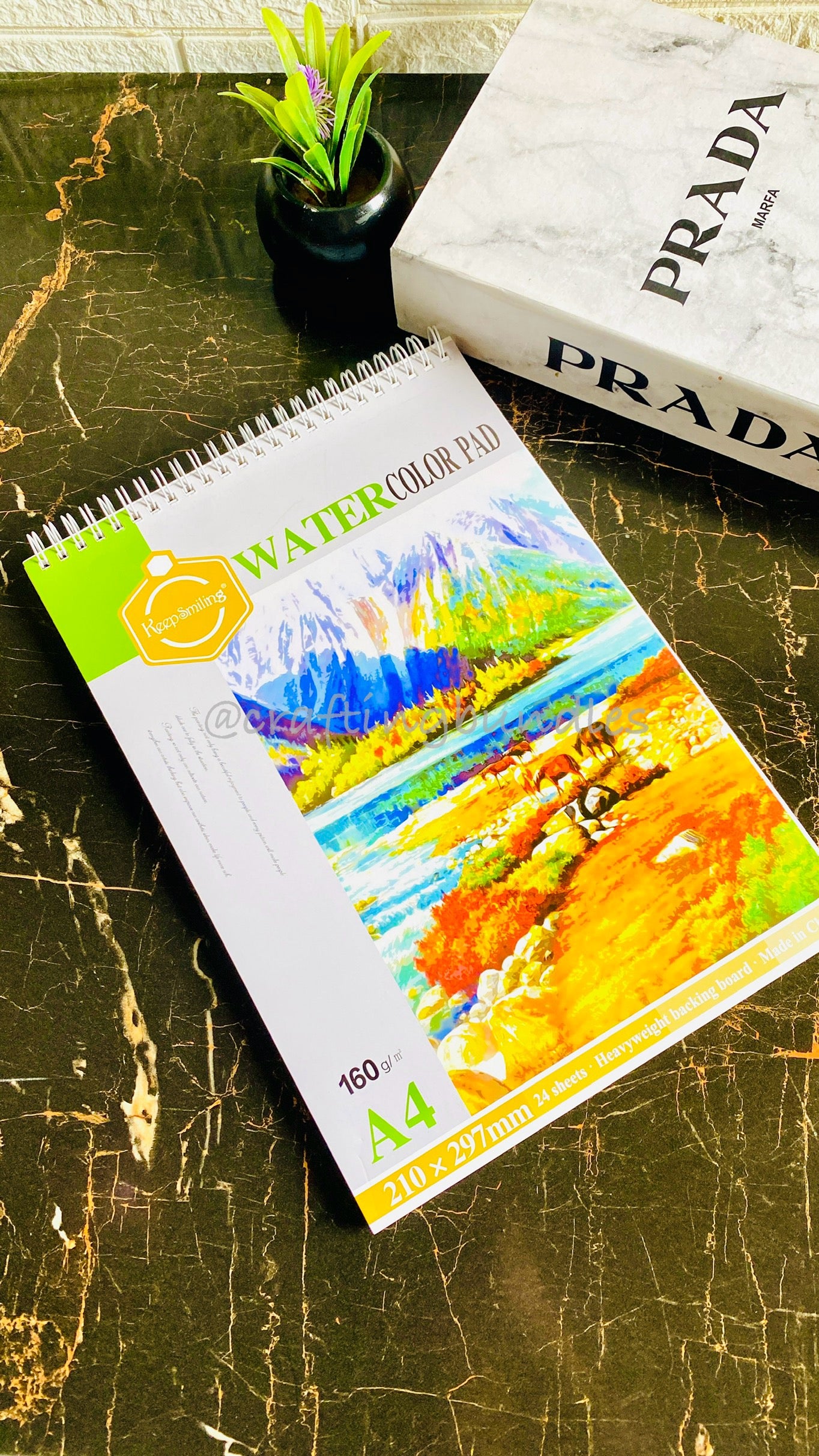 Water coloring pad