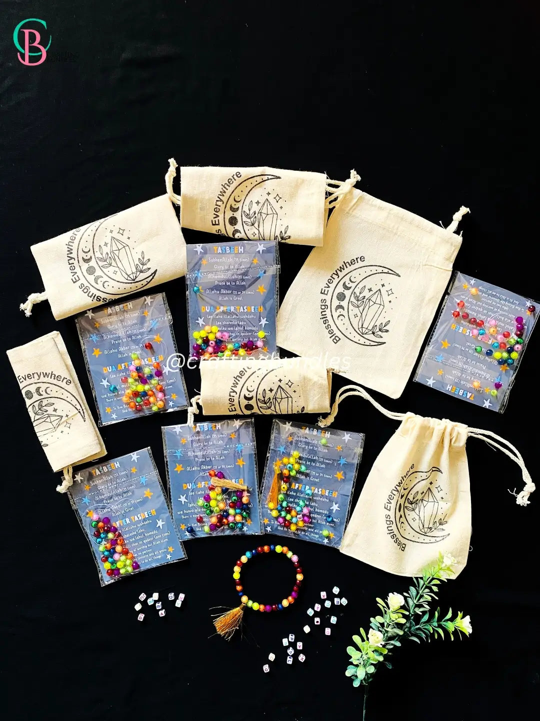 Ramadan DIY Tasbeeh With Pouch