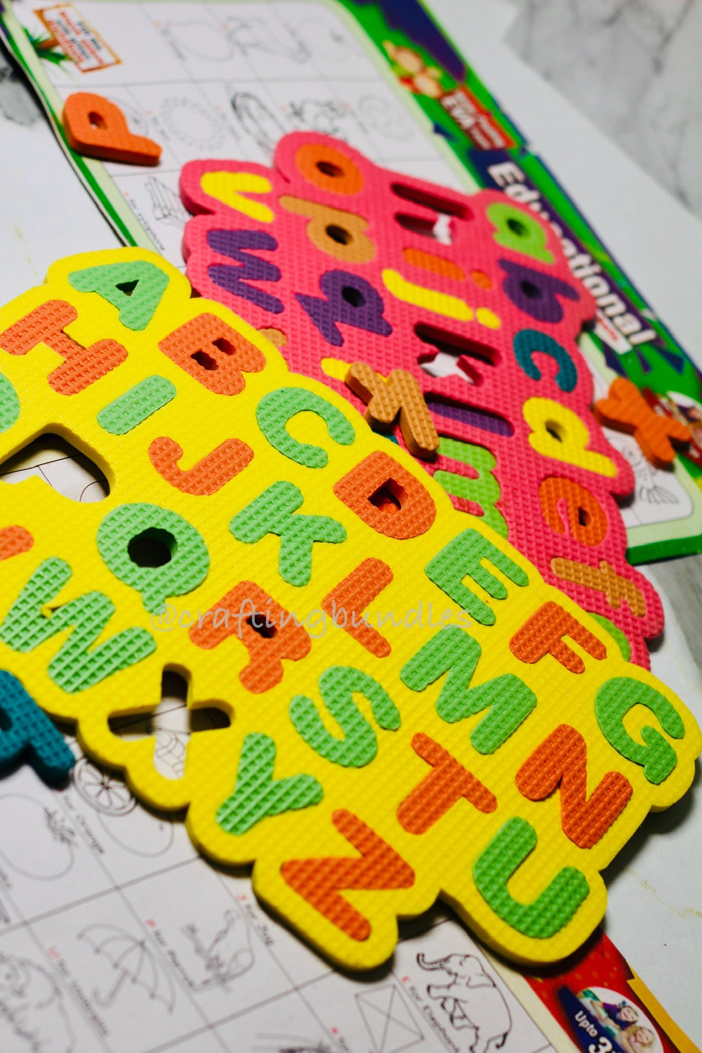 Foamic Board learning activity for kids (English,urdu,maths)
