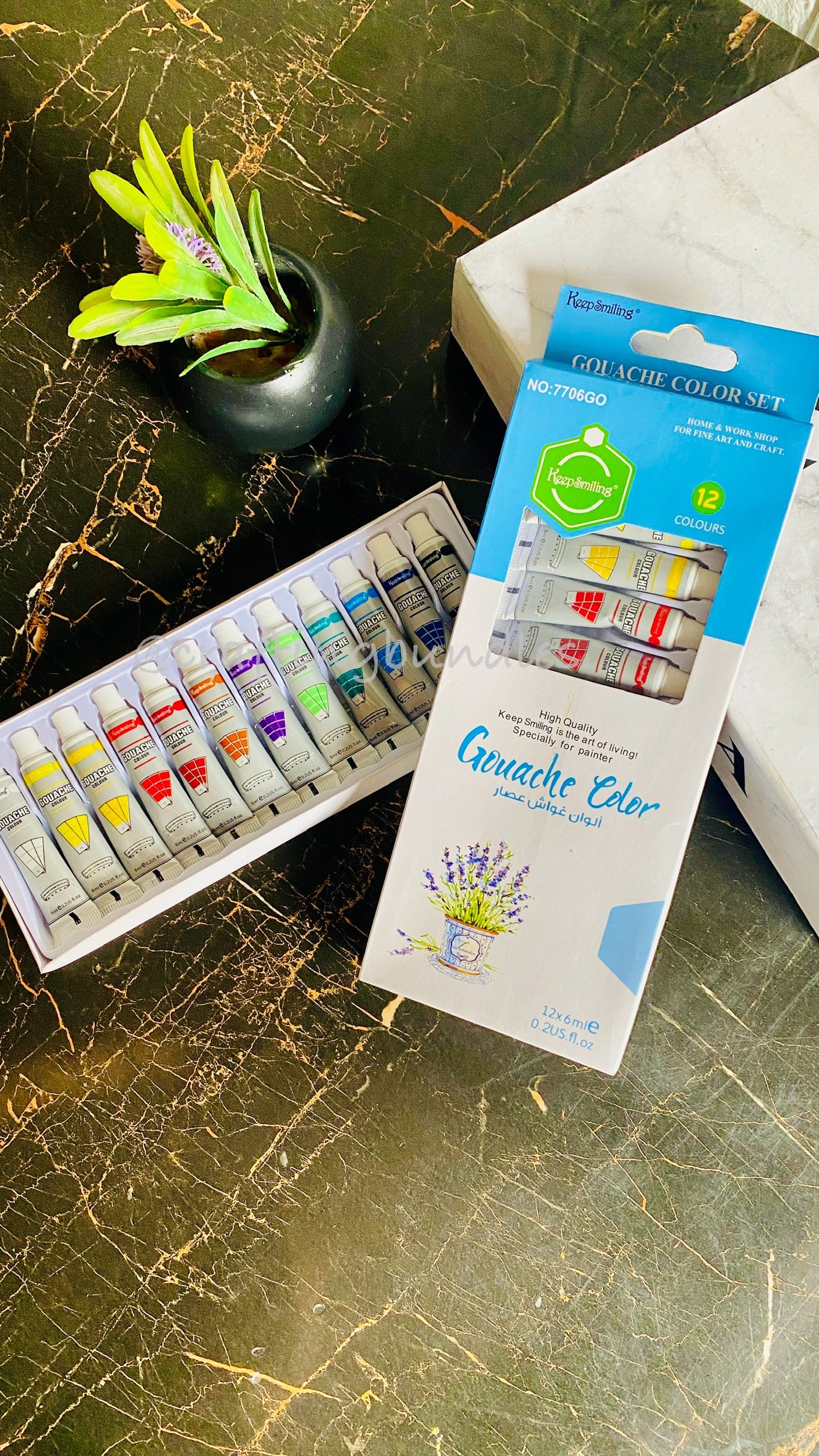 Gouache color paint tubes (6ml)