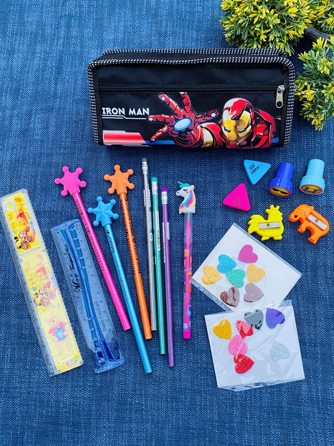 Iron Man Pouch with Stationary