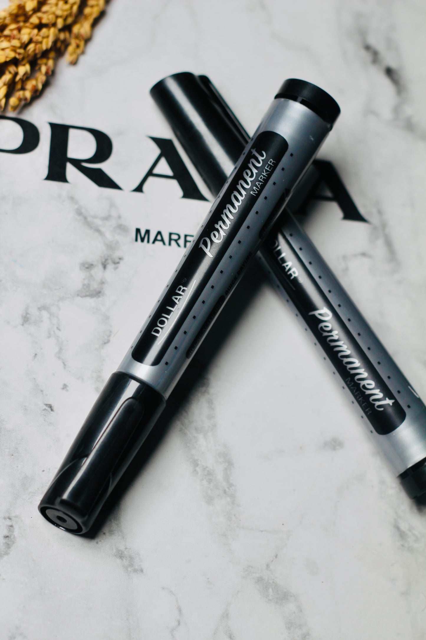 Permanent Black Markers