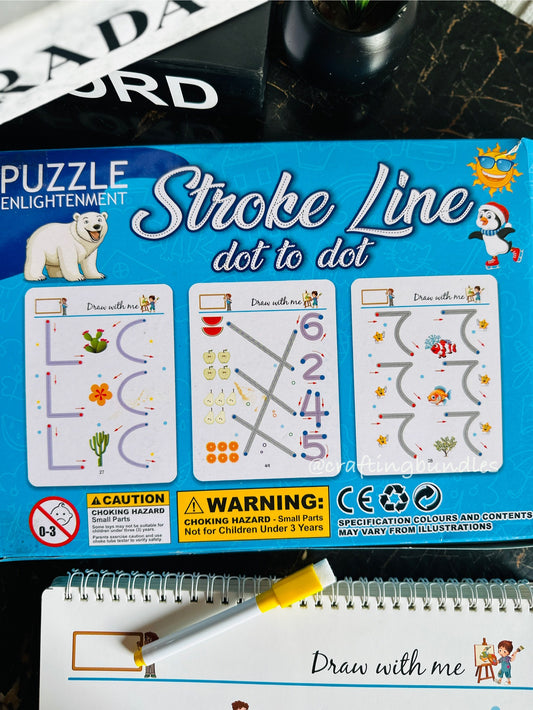 Dot to Dot Tracing Book