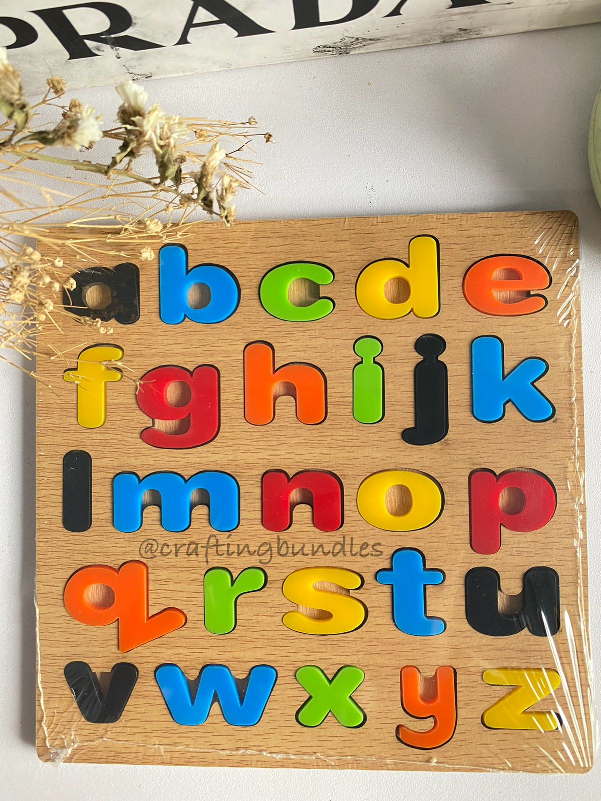 Wooden Acrylic Alphabets