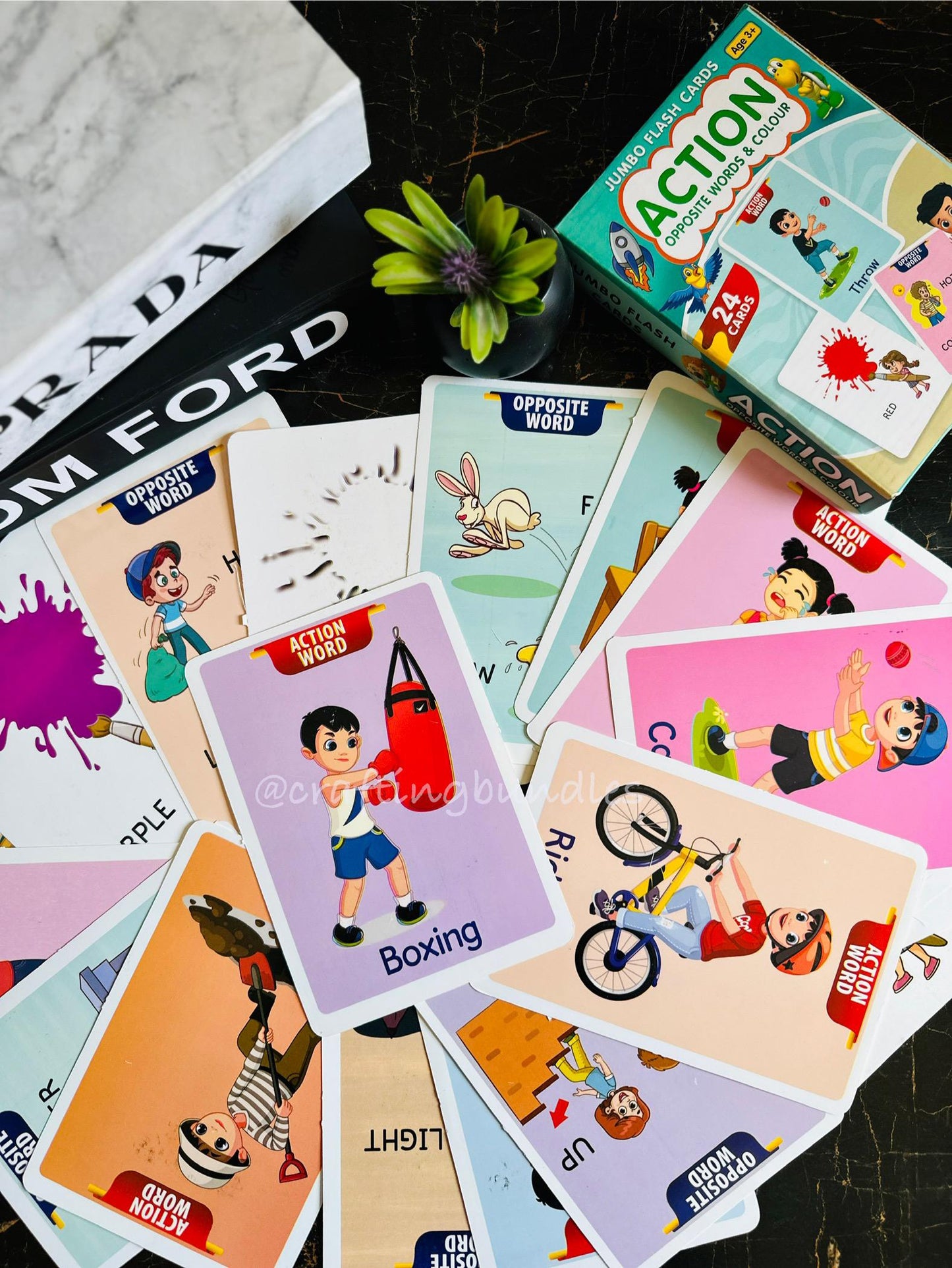 Action Opposite Words & Colour