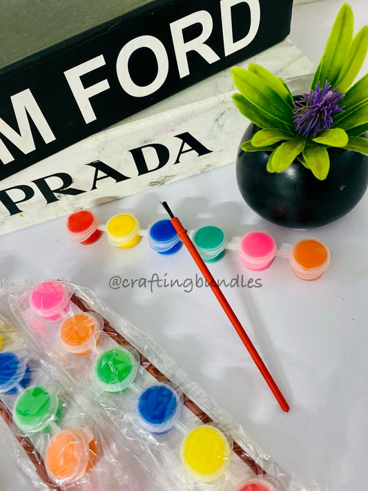 6 Color Mini Paints Tub