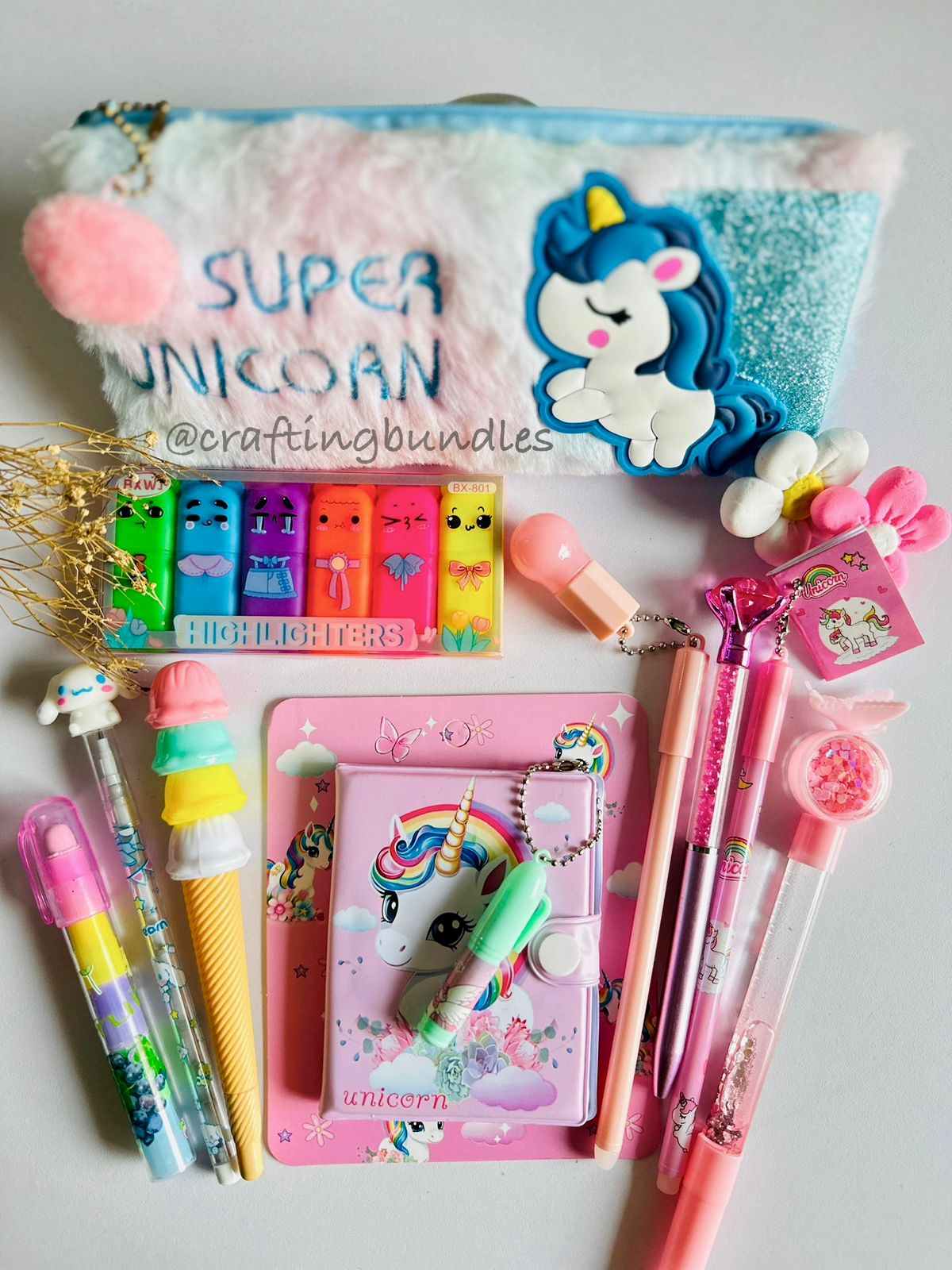 Fancy Unicorn Stationary Kit