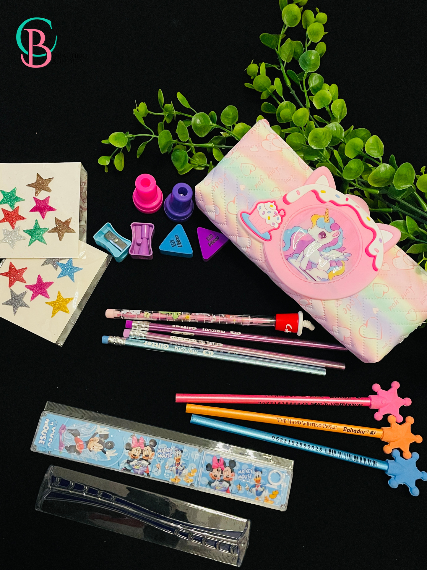 Unicorn Pouch With Stationery
