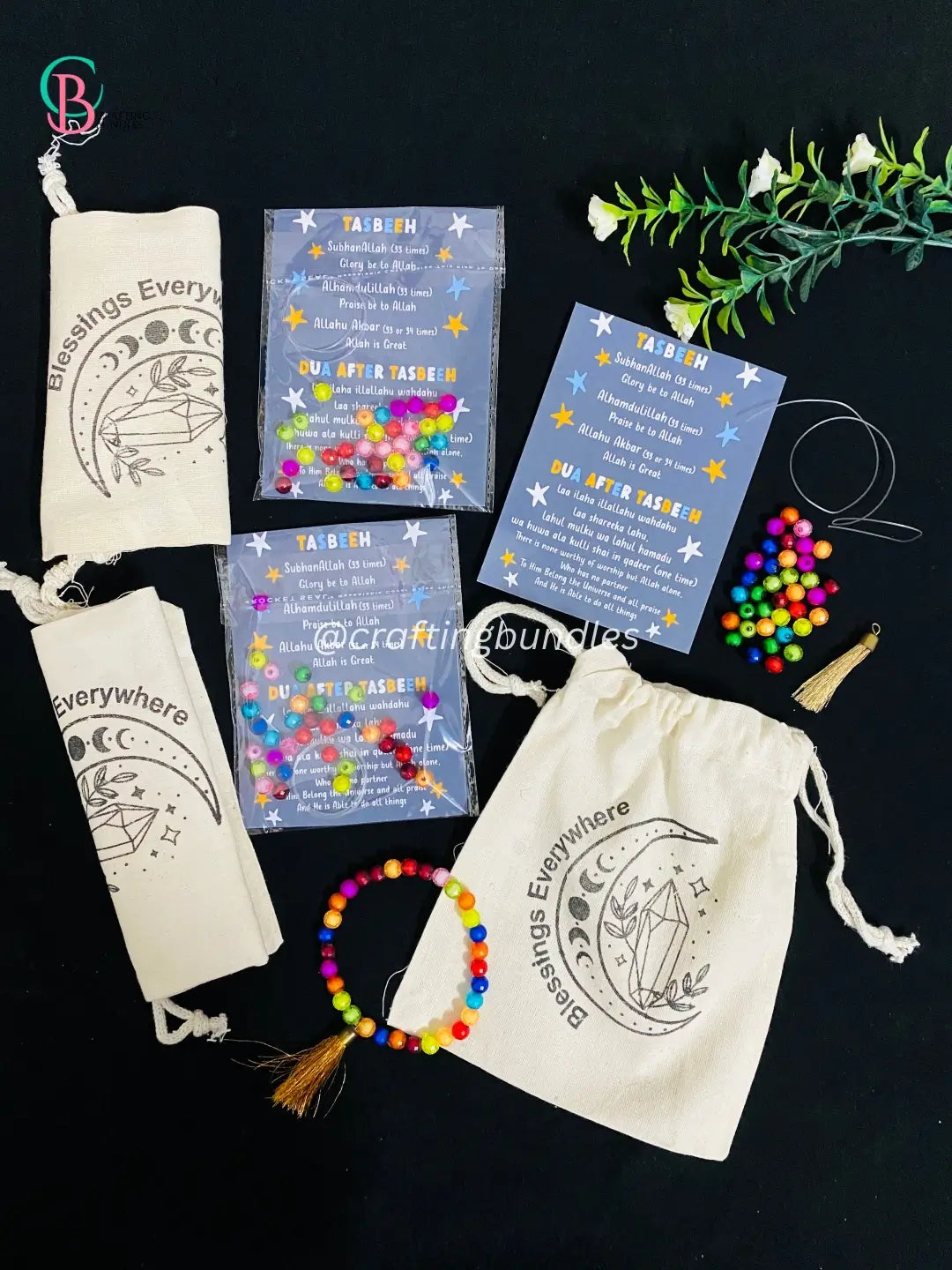 Ramadan DIY Tasbeeh With Pouch