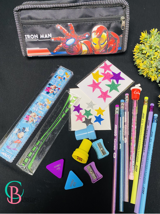 Iron Man Pouch with Stationery