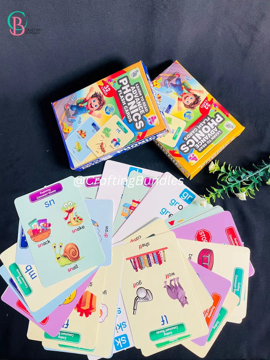 32 Phonics Flash Cards