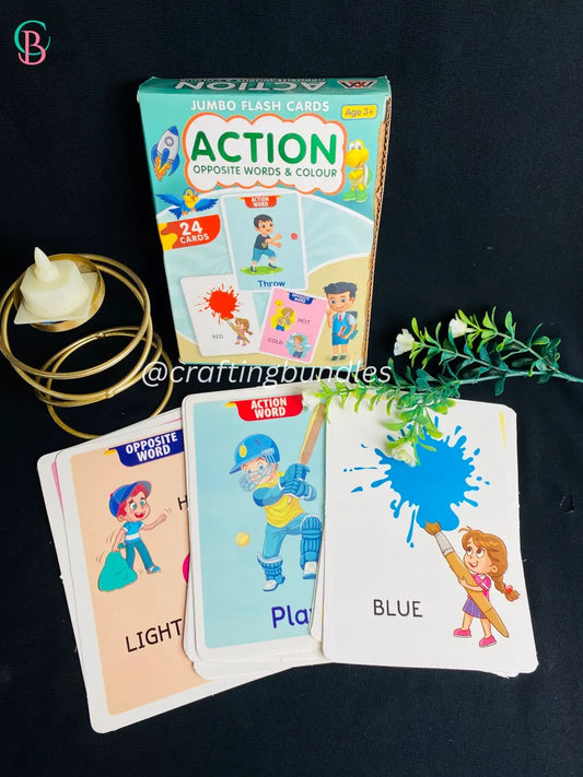 Action Opposite Words & Colour
