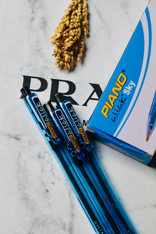 Ball Pen (PIANO) Black/Blue