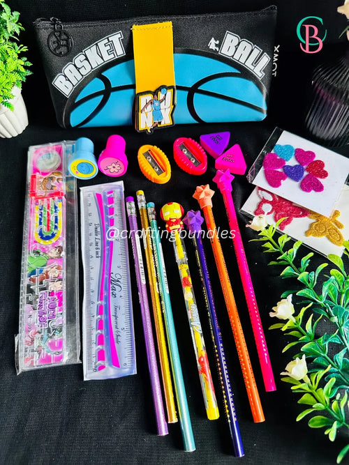 Boys Pouch With Stationery