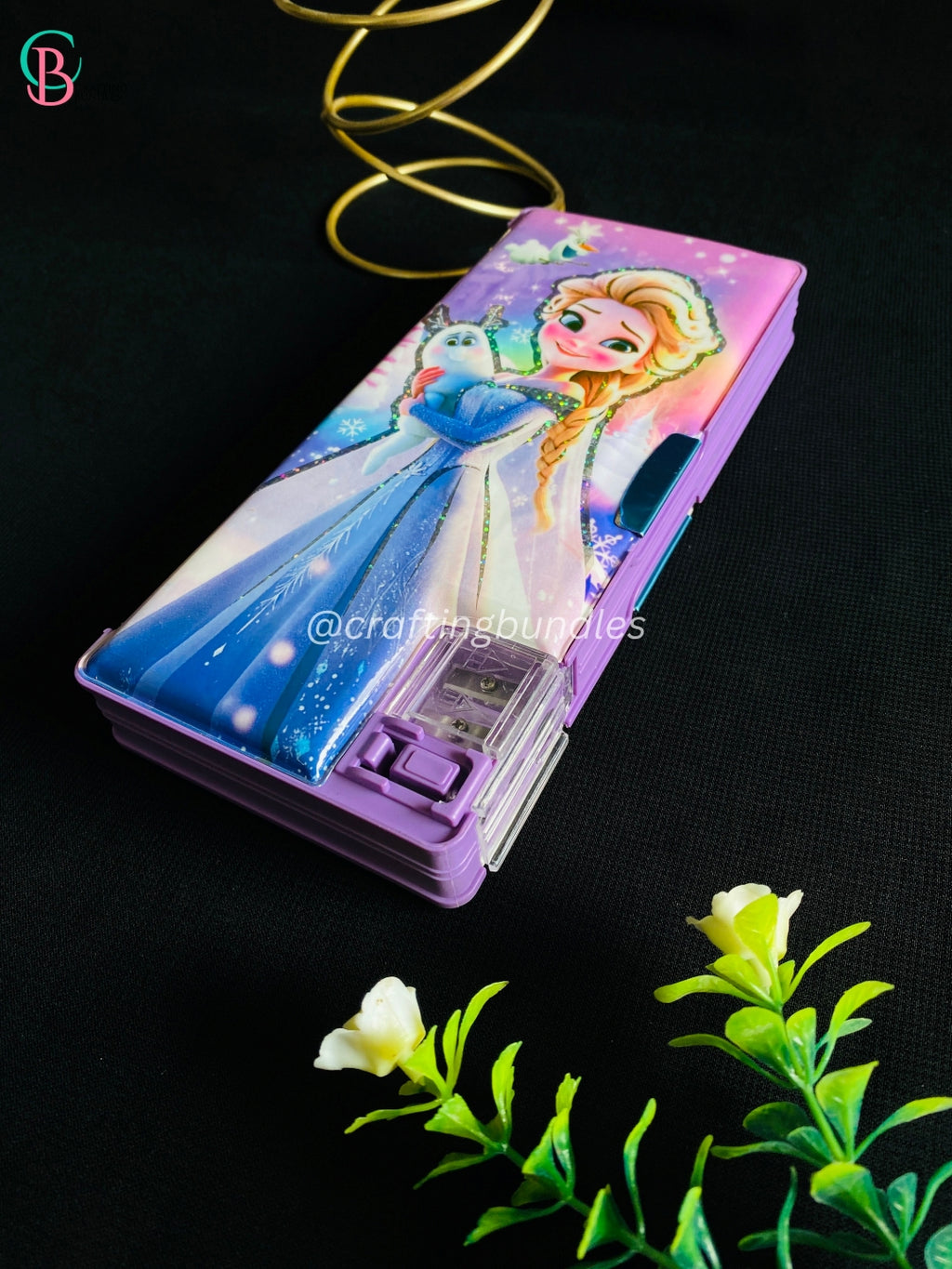 Button Pencil Box