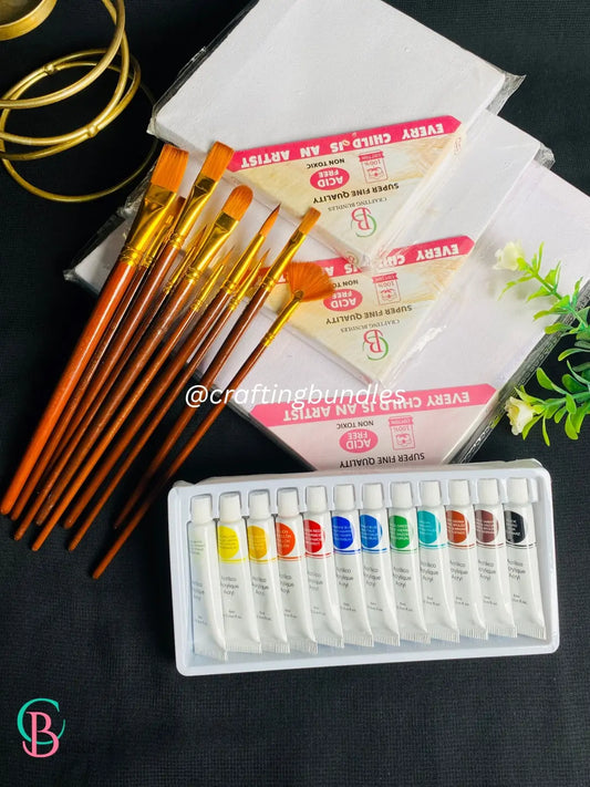 Canvas Painting Set