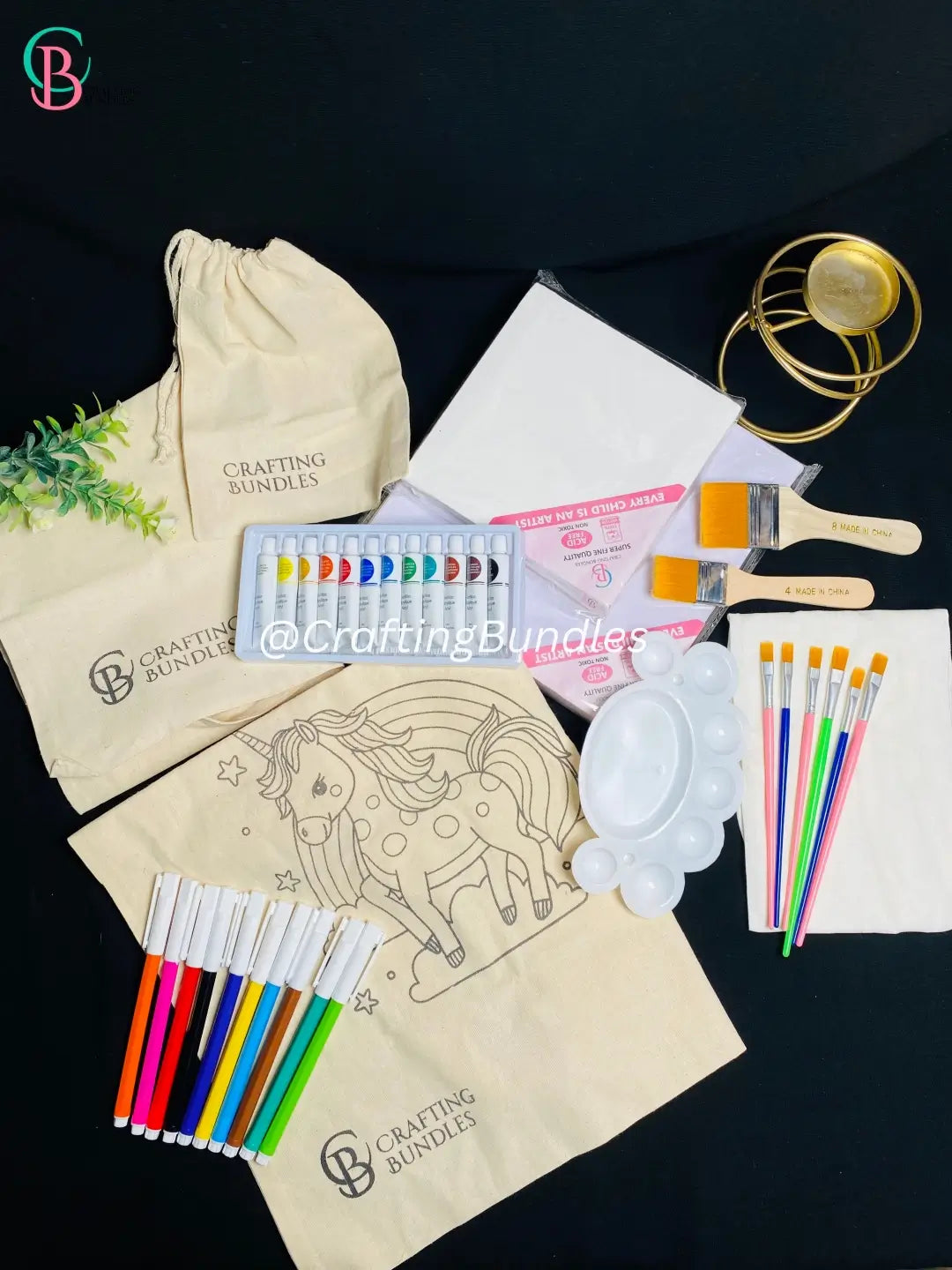 DIY Tote And Canvas Set