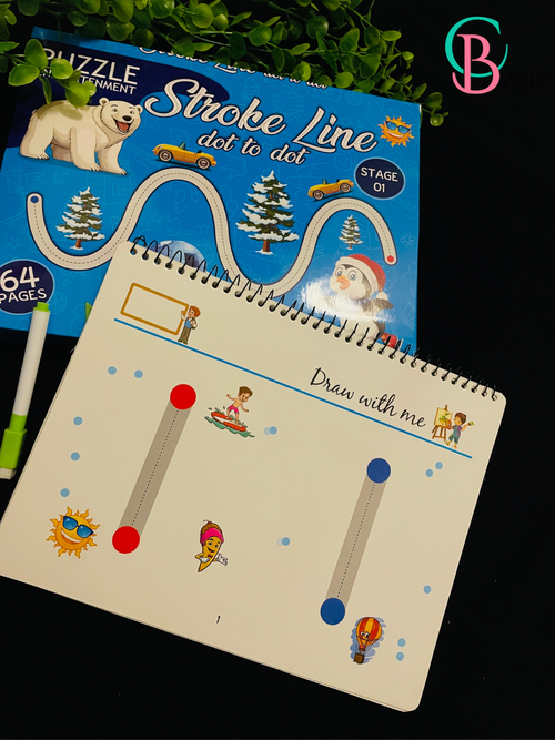 Dot to Dot Tracing Book