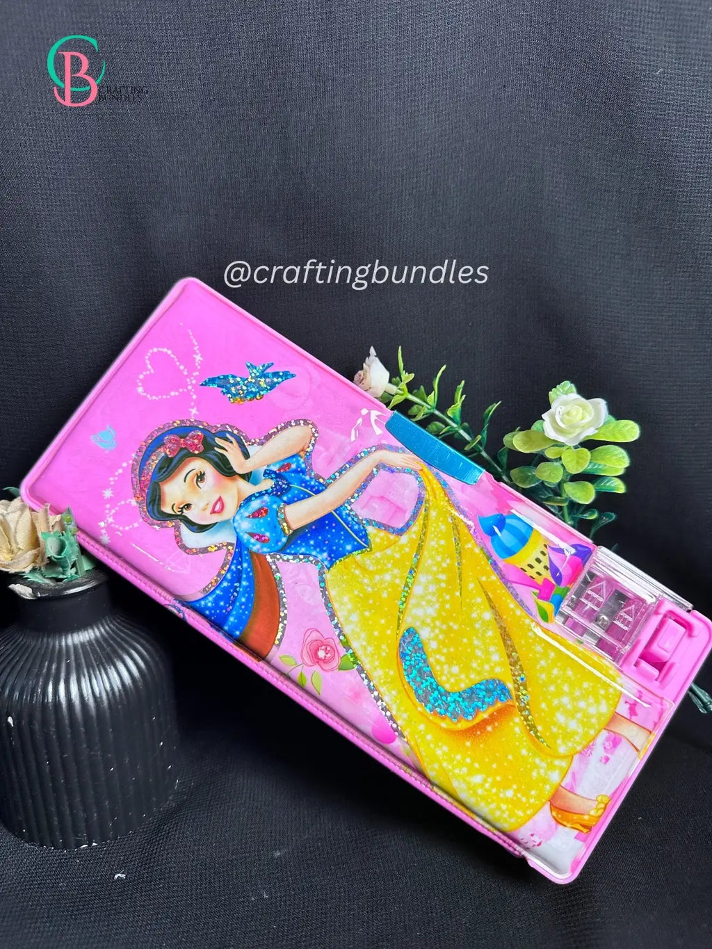 Button Pencil Box
