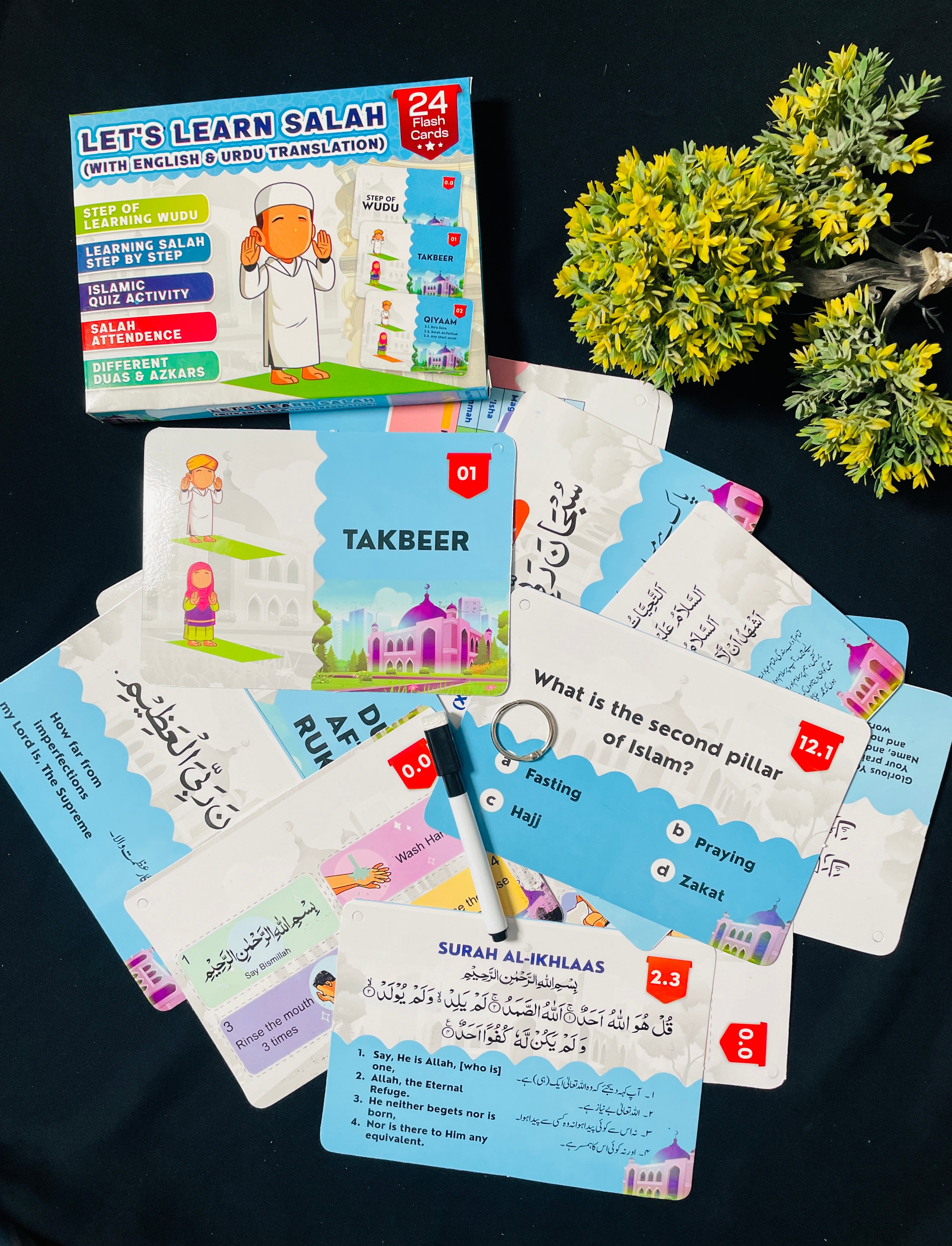 Let's Learn Salah Flash Cards