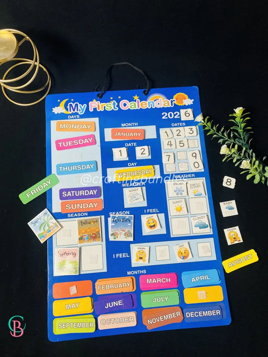 children's magnetic calendar