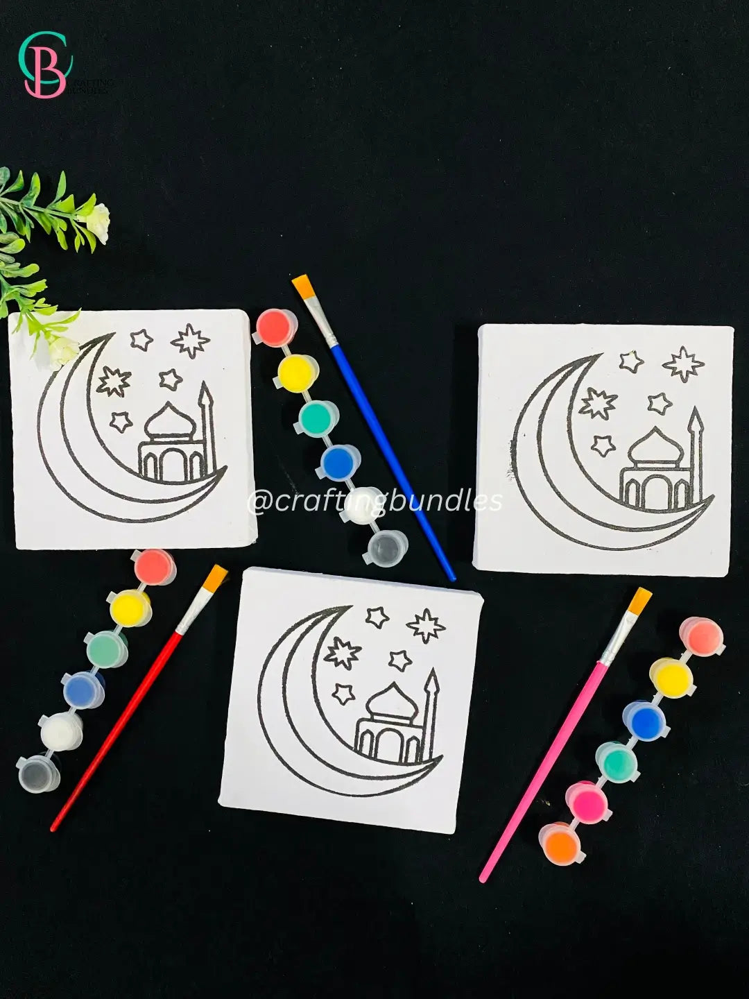 Moon Doodle Canvas Set
