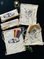 DIY Printed Bag For Boys With Markers