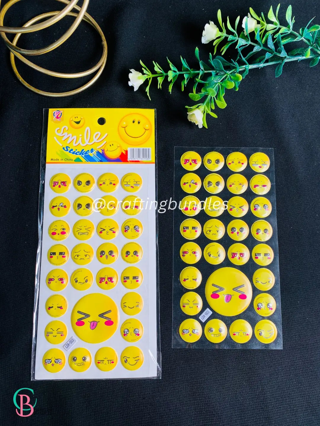 Smile Sticker Craft Smiley Stickers – Crafting Bundles