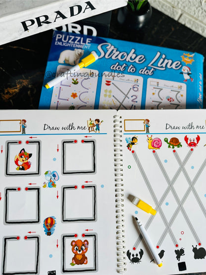 Dot to Dot Tracing Book