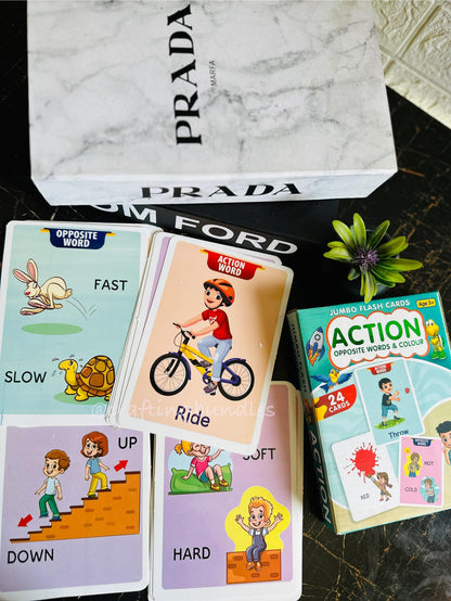 Action Opposite Words & Colour