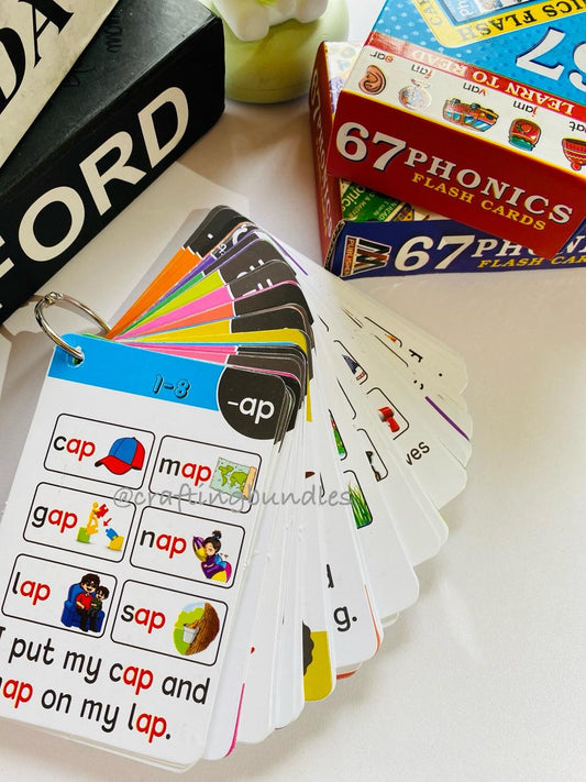 67 PHONICS FLASH CARD