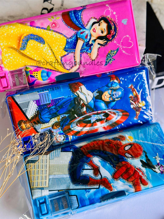 Button Pencil Box