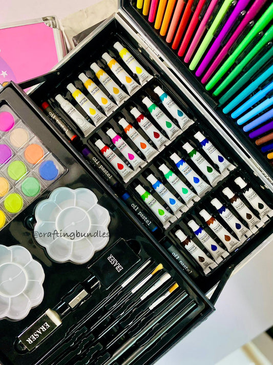 145 pcs Color Art Case for Kids