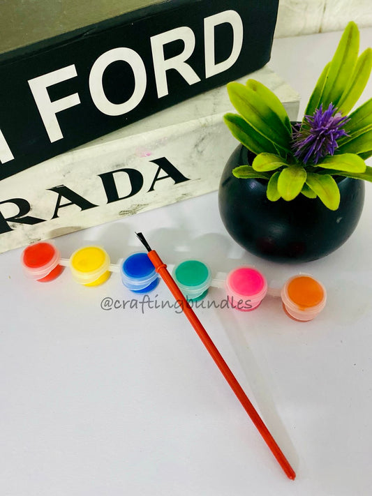 Paints Mini tubs with brush 