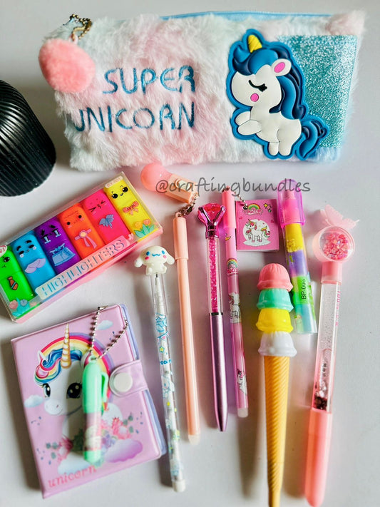 Fancy Unicorn Stationary Kit