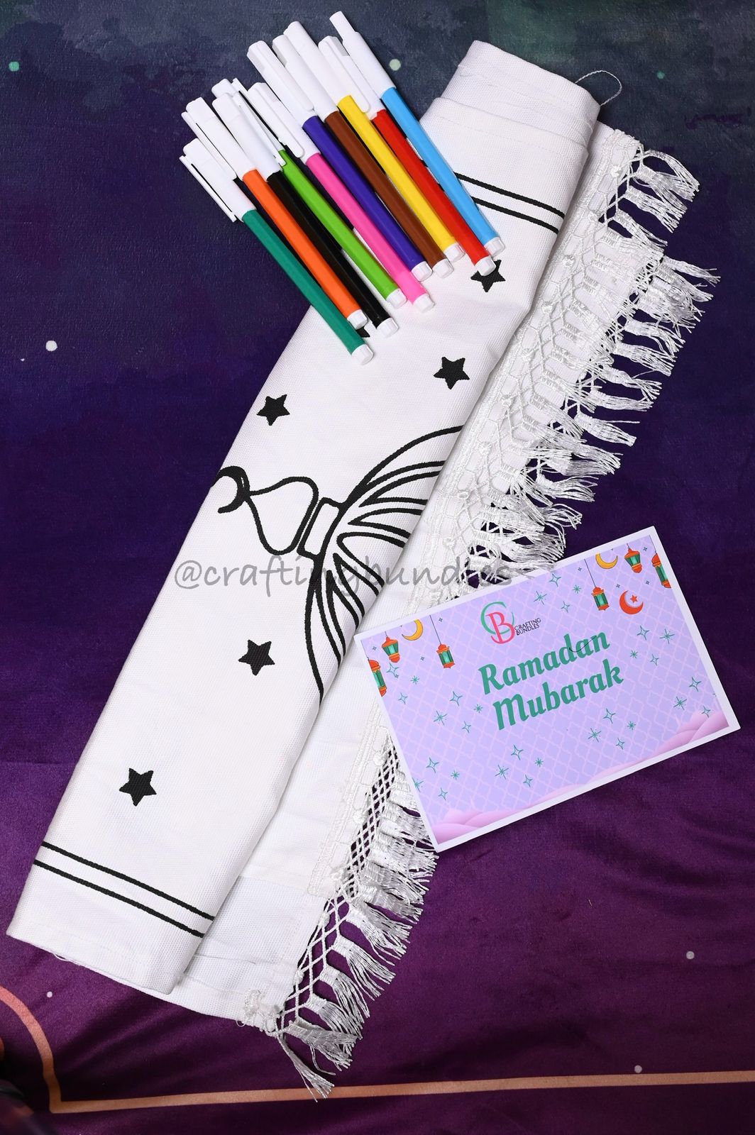 Ramadan Prayer Mat With Markers