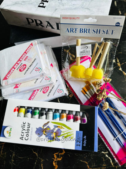 Acrylic Painting Starter Bundle