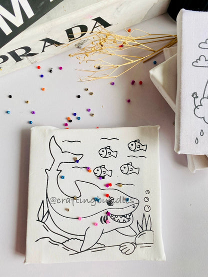 DIY Printed Canvas (For Kids)