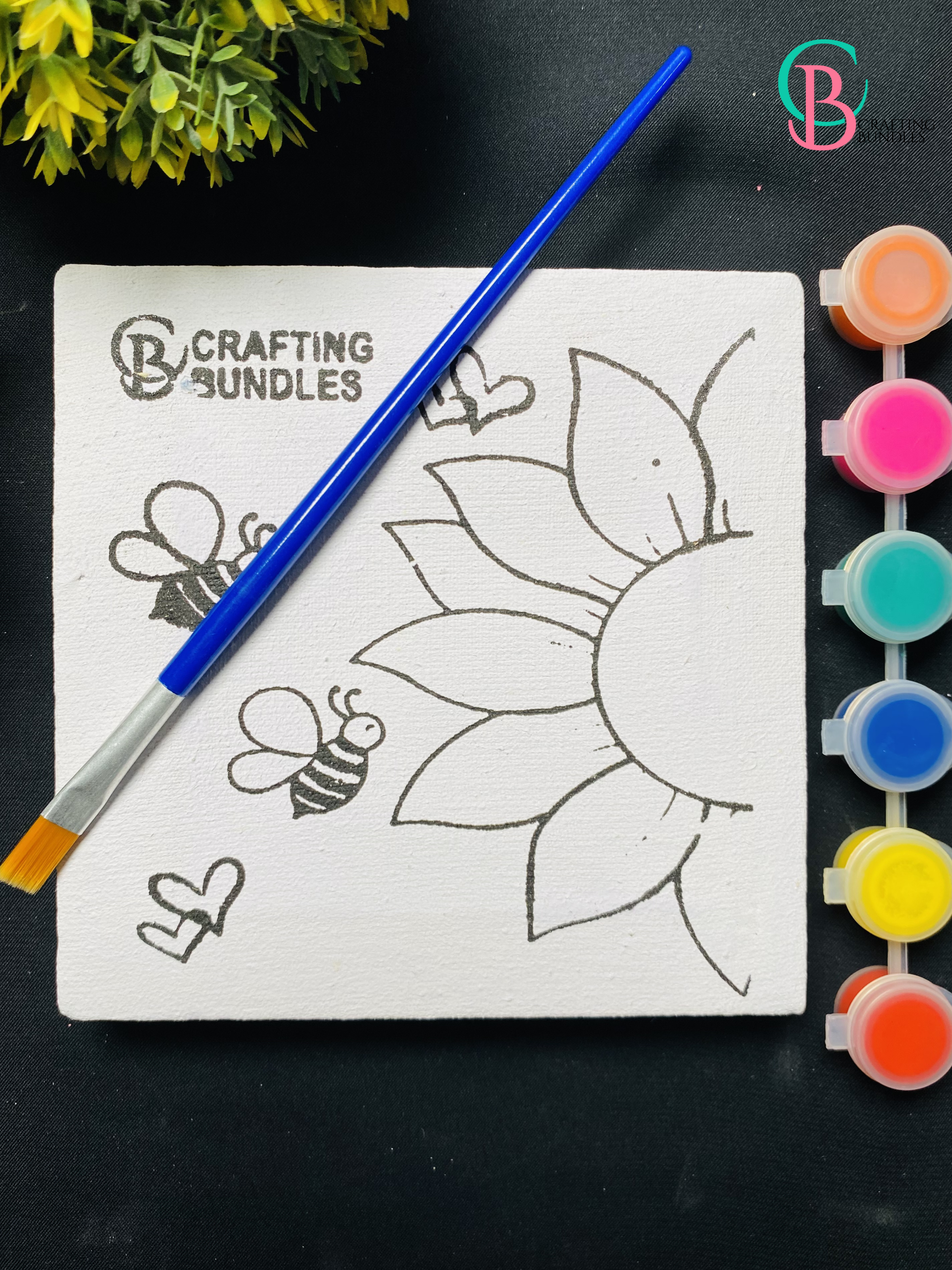 DIY Printed Canvas For Kids