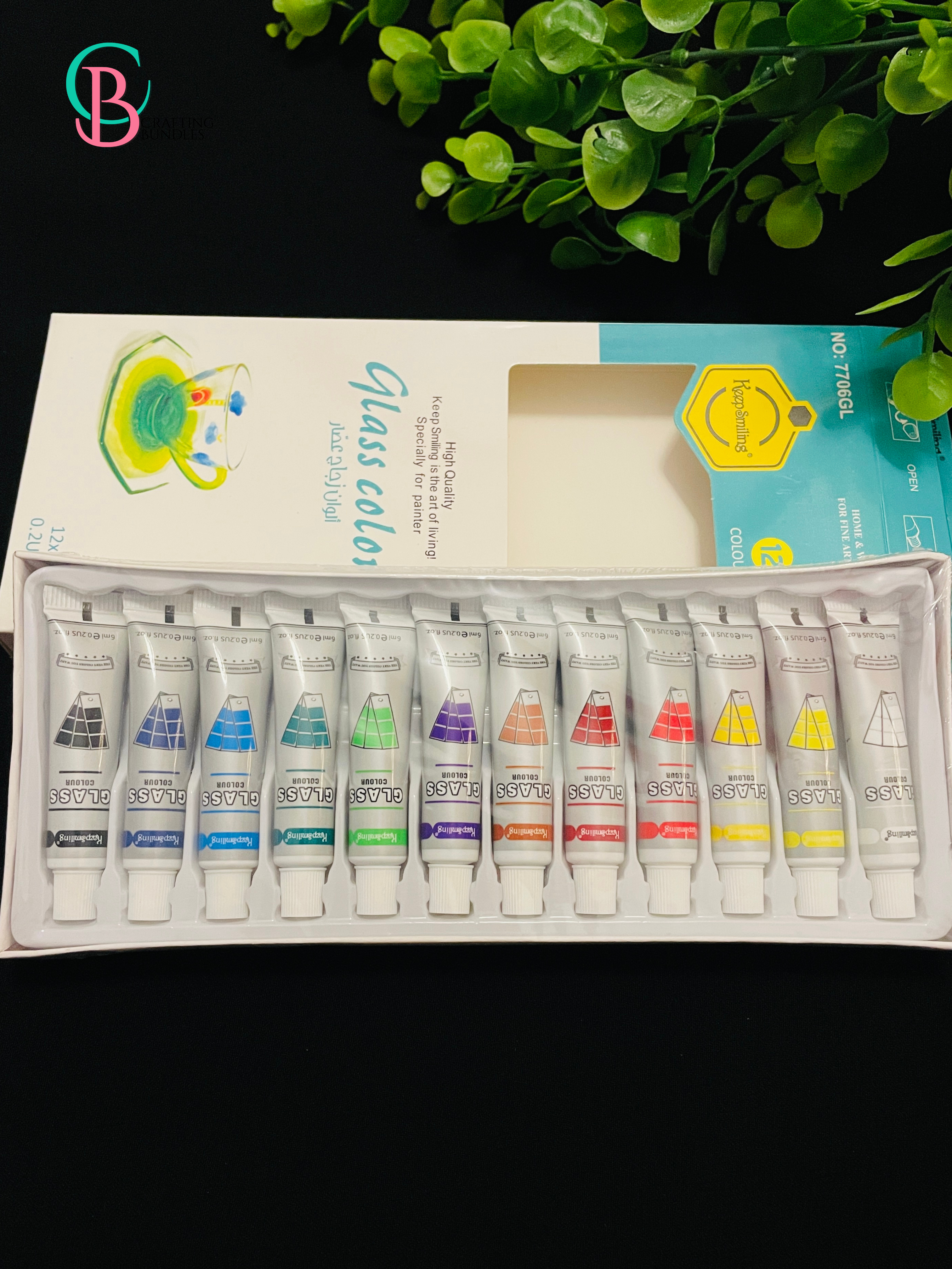 Glass Color (KEEP SMILING)
