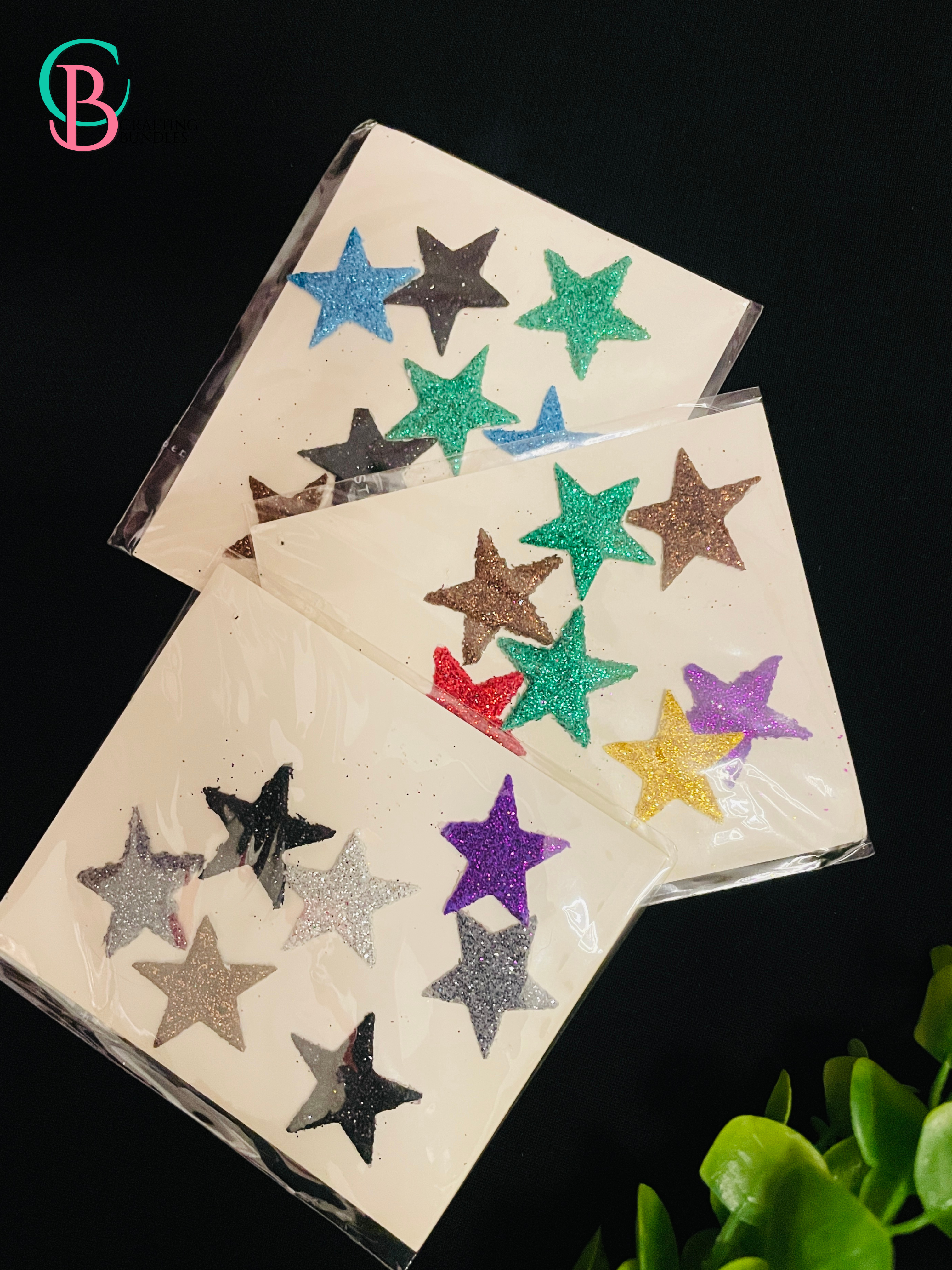 Star Glitter Stickers for Kids